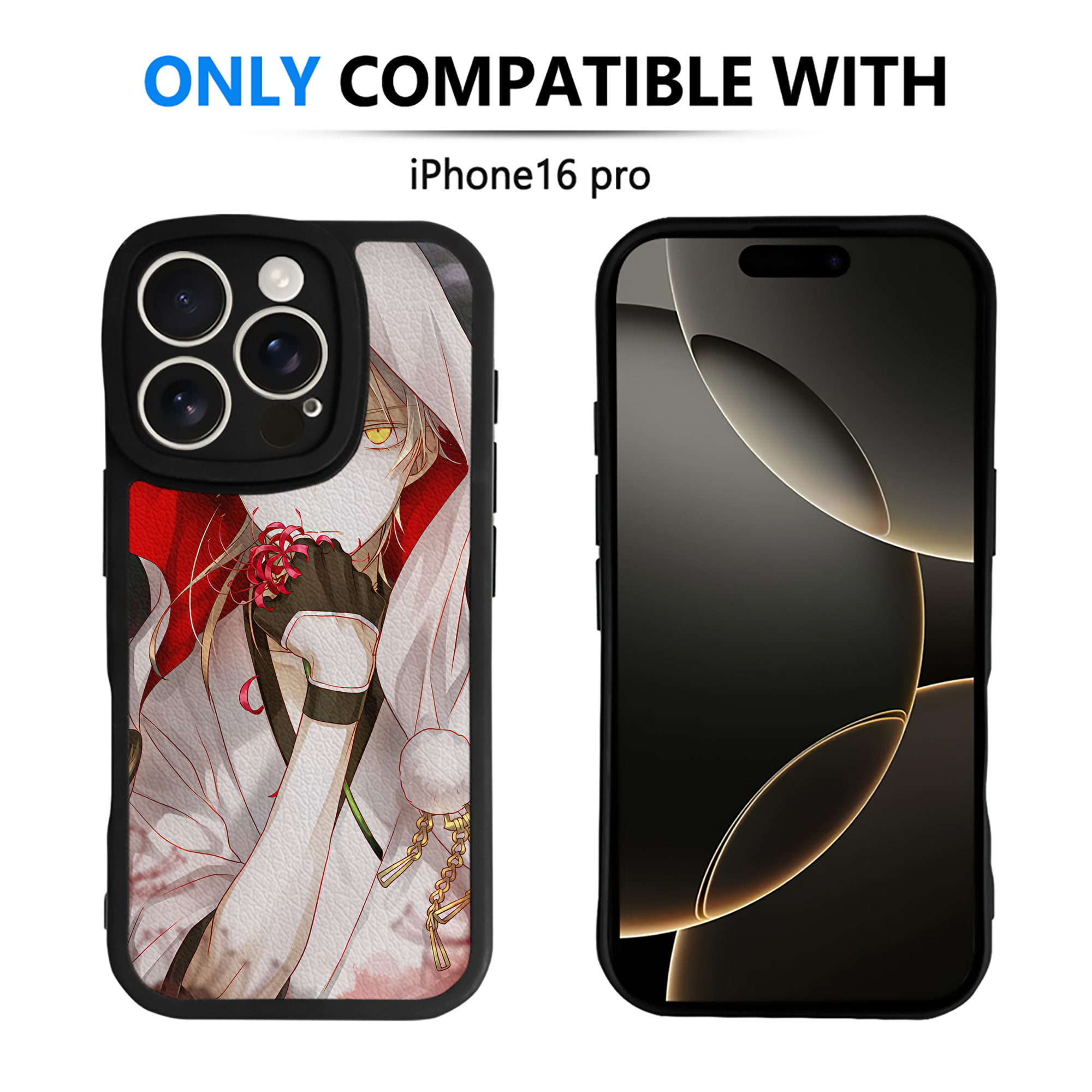 （画像用） 刀剣乱舞 Touken Ranbu 【iPhone 16シリーズ対応】シリコンスマホケース（レザー調） 材質：シリコン